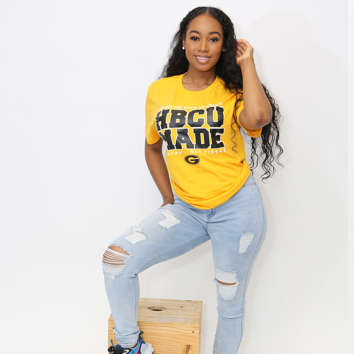 Grambling State | HBCU MADE Gold Unisex Tees (Z)