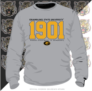 Grambling State | EST 1901 Gray Unisex Sweatshirt (Z)
