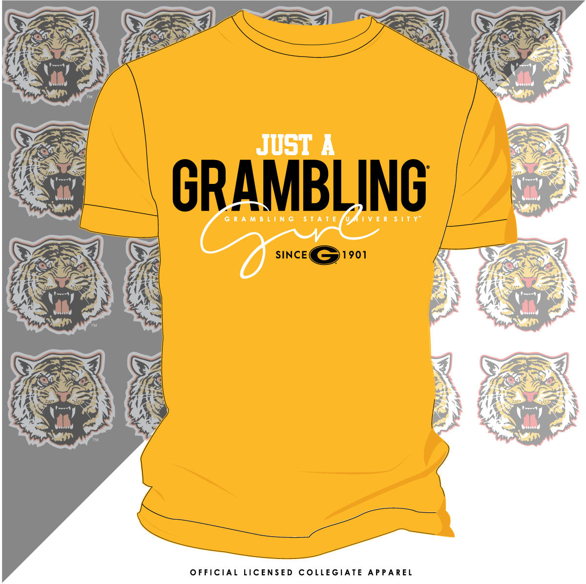 Grambling State | Just A Girl Gold Unisex Tees