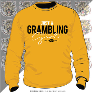 Grambling State | Just A Girl Gold Unisex Sweatshirt (Z)
