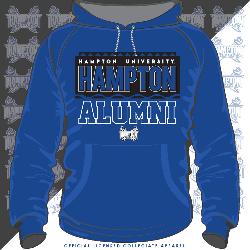 Hampton U | 90s ALUMNI Royal Blue Unisex Hoodie (z)
