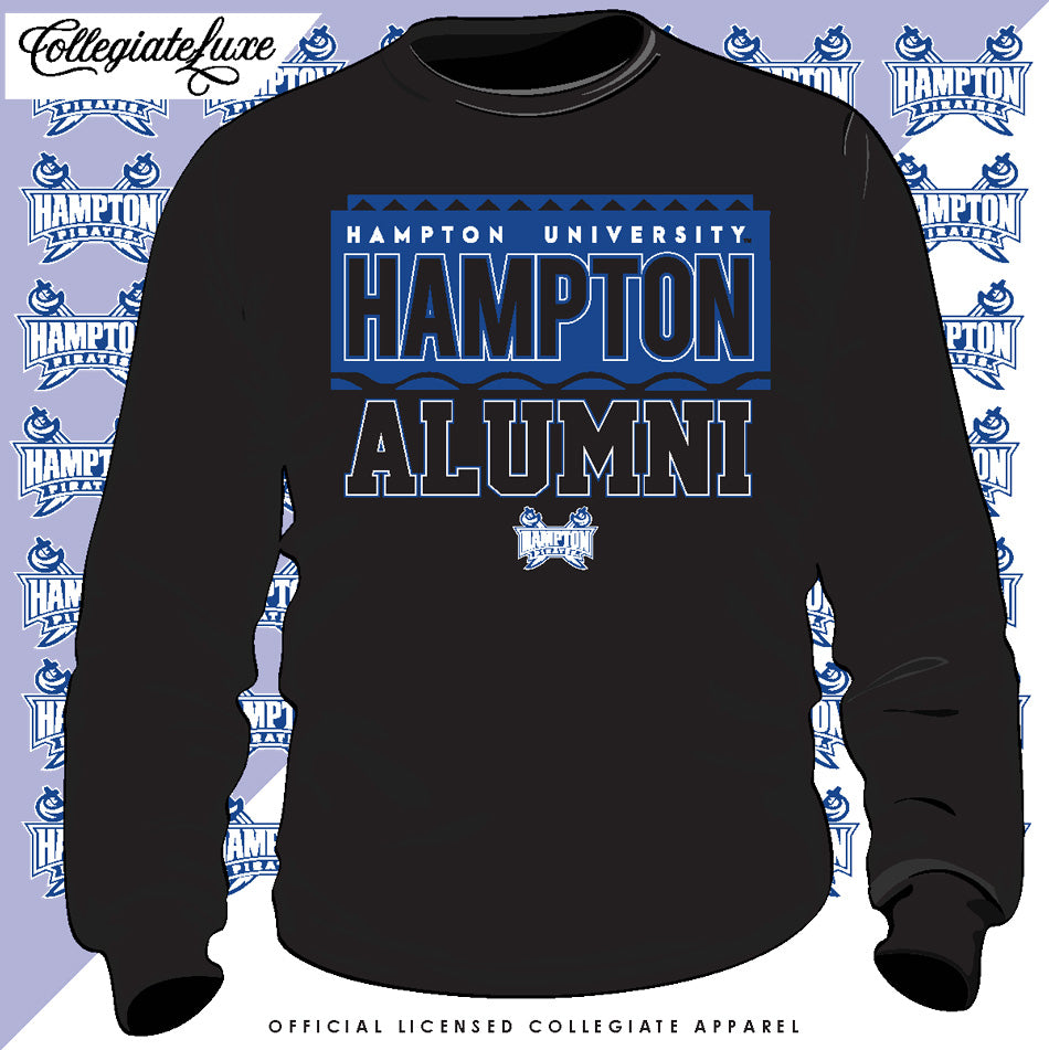Hampton U | 90s ALUMNI Black Unisex Sweatshirt ()