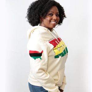 RASTA HBCU MADE | Cream (Chenille) | HOODIE