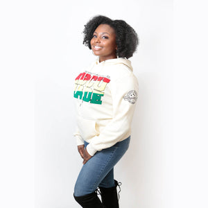 RASTA HBCU MADE | Cream (Chenille) | HOODIE