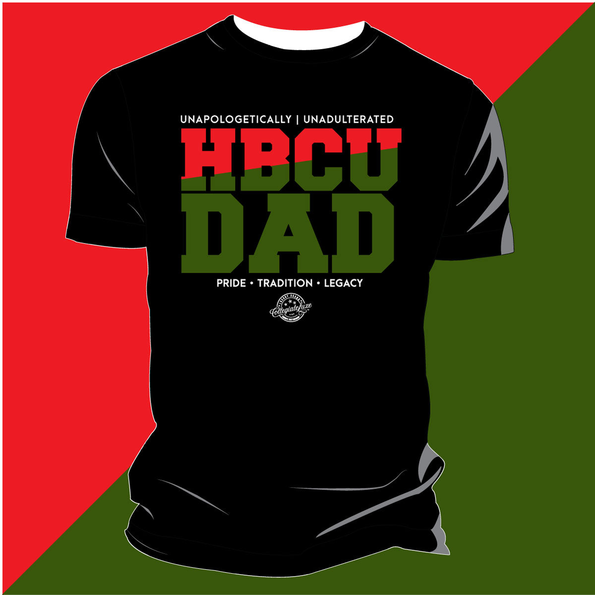 HBCU DAD | BLACK UNISEX TEES (Z)