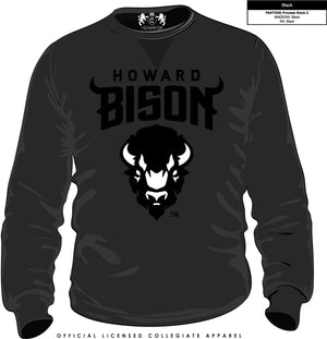 Howard | Celebrate BHM | 3D Puff INk Black Sweatshirt -Z-