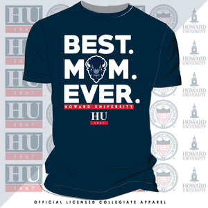 HOWARD U | Best "MOM" Ever Navy TEES ( N )