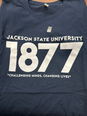 Jackson St.| EST  1877 NAVY Unisex t-shirt -Z-
