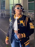 Wool Black Louisiana Xavier University Varsity Jacket - Jackets Masters