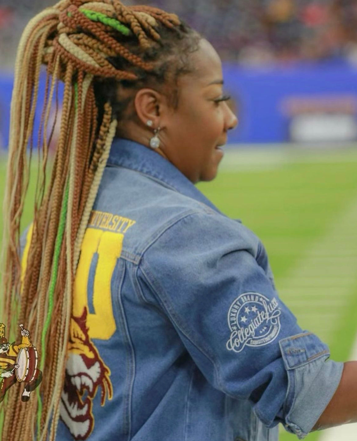 Bethune-Cookman | DENIM JACKET Unisex as