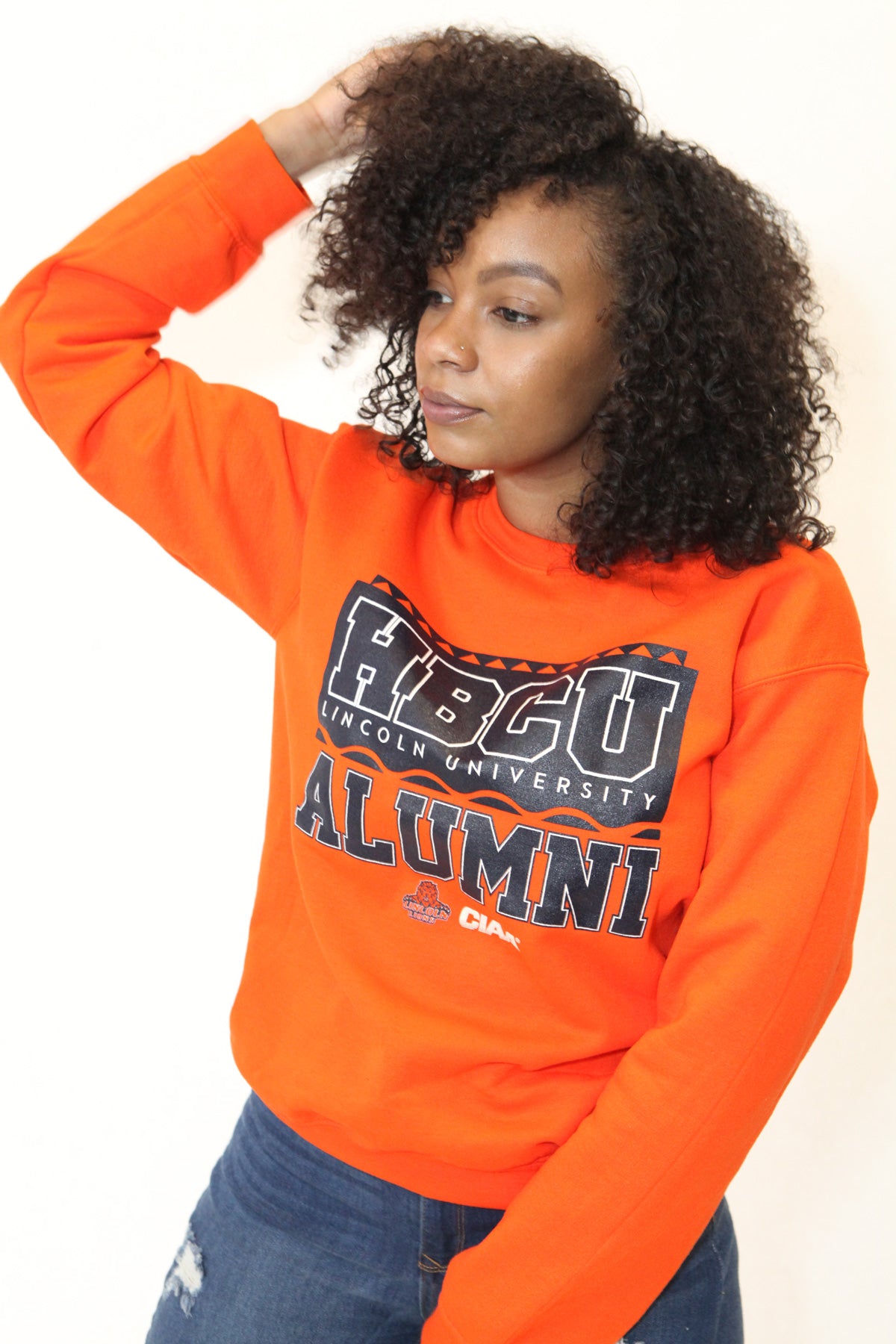 (Men) Lincoln University Satin Jacket