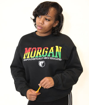 Morgan State | 1892 Rasta Colors Black Unisex Sweatshirt -z-