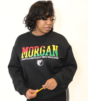Morgan State | 1892 Rasta Colors Black Unisex Sweatshirt -z-