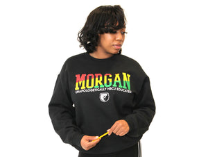 Morgan State | 1892 Rasta Colors Black Unisex Sweatshirt -z-