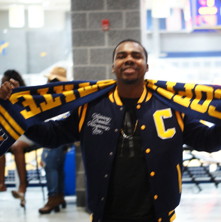 Coppin State VARSITY NAVY JACKET (K) – collegiateluxe