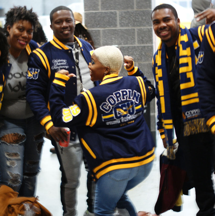 Coppin State VARSITY NAVY JACKET (K)