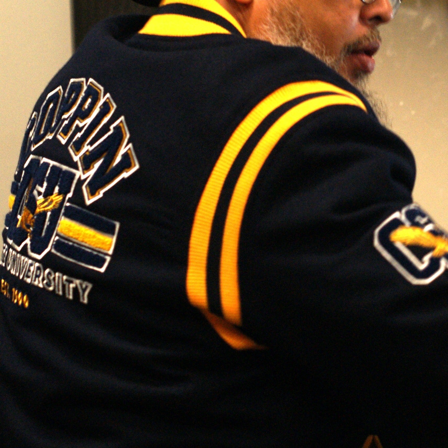 Coppin State VARSITY NAVY JACKET (K)