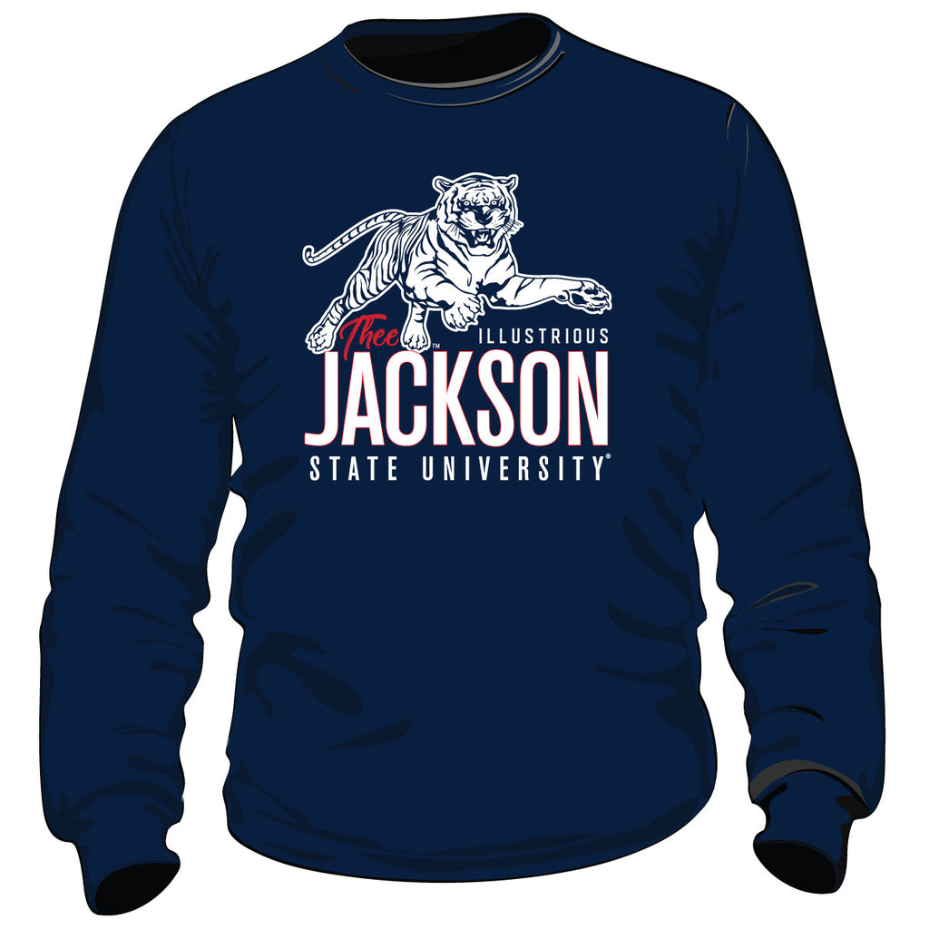 Jackson St. | Thee Illustrious JSU (Print) Navy Unisex Sweatshirt ...