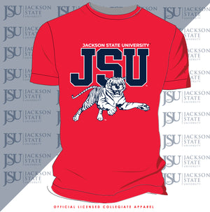 Jackson St. | 2021 TIGERS (Print) Red Unisex Tees -Z-