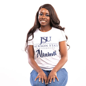 JACKSON ST. | FANCY ALUMNI White Ladies Tees (**)