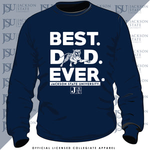 Jackson St. | BEST "DAD" EVER Navy Unisex Sweatshirt -Z-