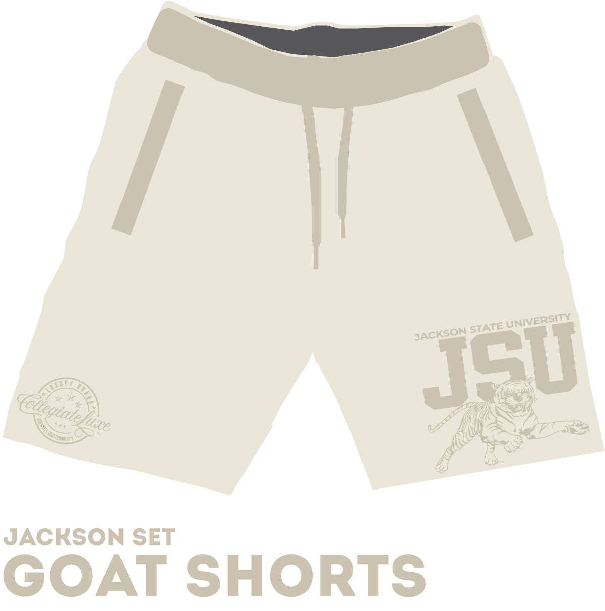 JSTATE  | CREAM (Chenille) |  Hoodie / Jogger / GOAT Shorts