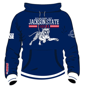 JACKSON ST. HBCU Chenille RED STRIPE | Unisex HOODIE