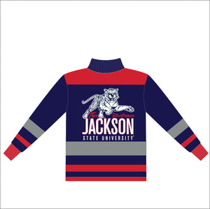 JSU Cardigan Navy/ Red