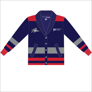 JSU Cardigan Navy/ Red