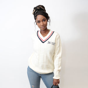 JSU Cotton Cable Tennis Sweater