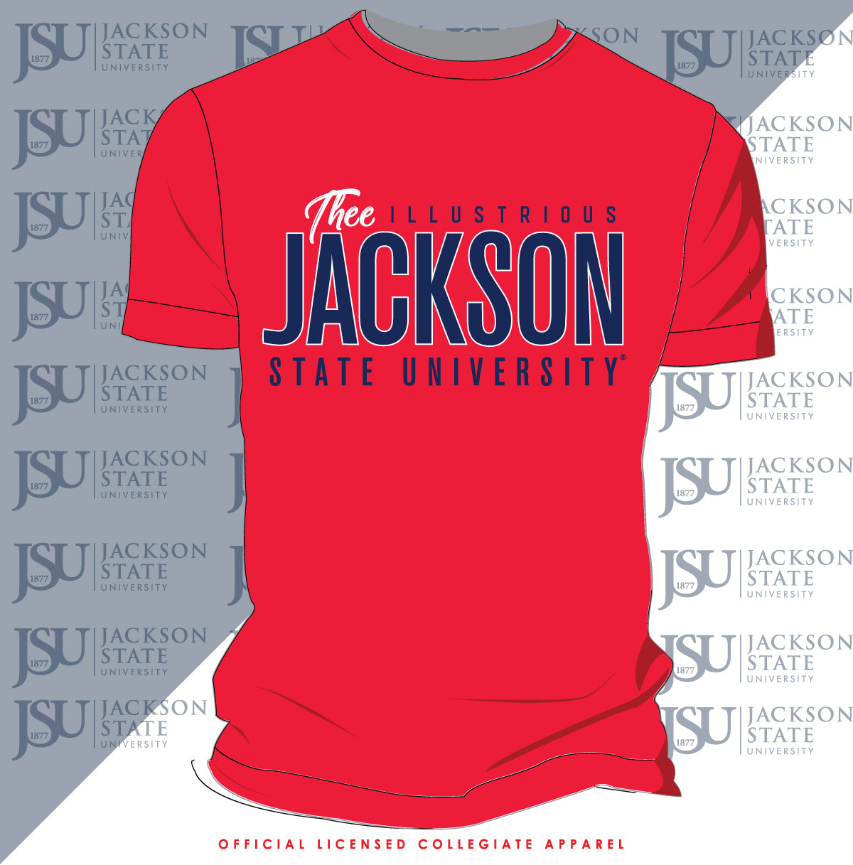 Jackson St. | The Illustrious Unisex RED Tees -Z-