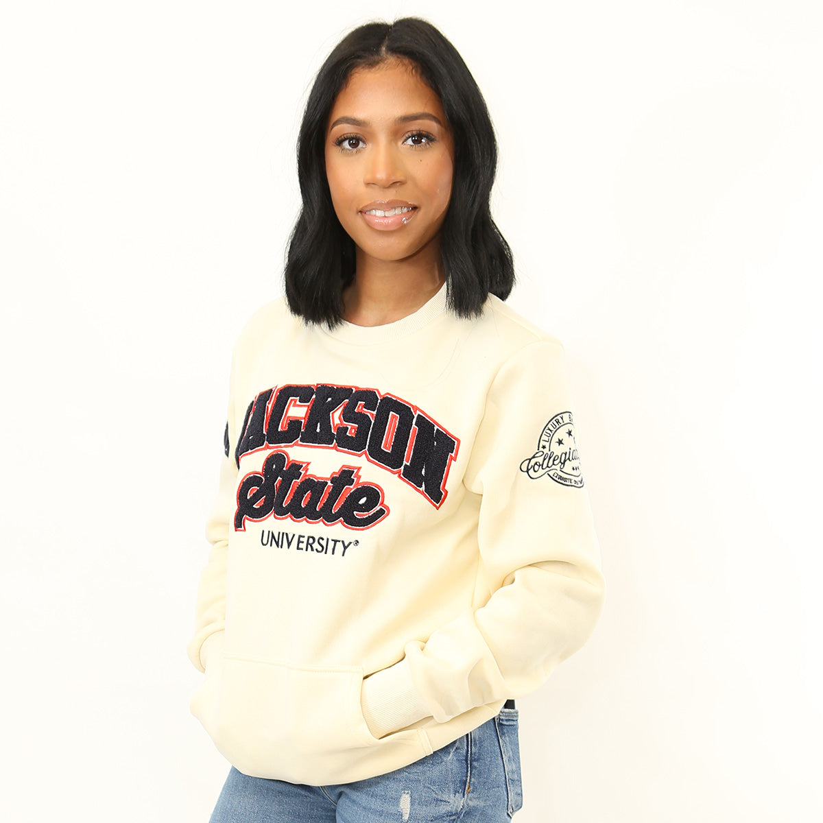 Jackson St. | 2022 CREAM (Chenille) ARCH Unisex Sweatshirt