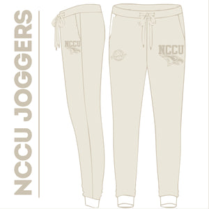 NCCU EAGLES- SET. | CREAM (Chenille) |  JOGGERS