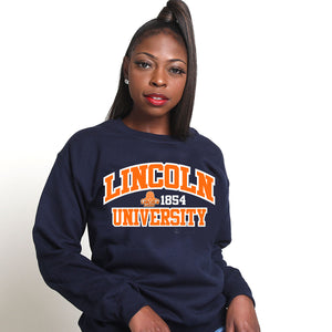 LINCOLN | 1854 Univ | Navy unisex Sweatshirt (z)