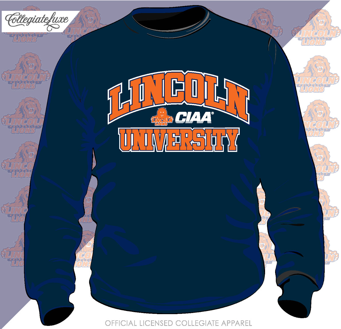 LINCOLN | 1854 Univ | Navy unisex Sweatshirt (z)