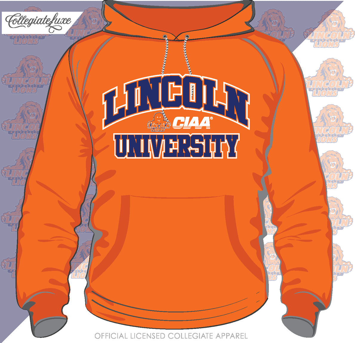 Lincoln University|  ACH | Orange Unisex Hoodies (z)