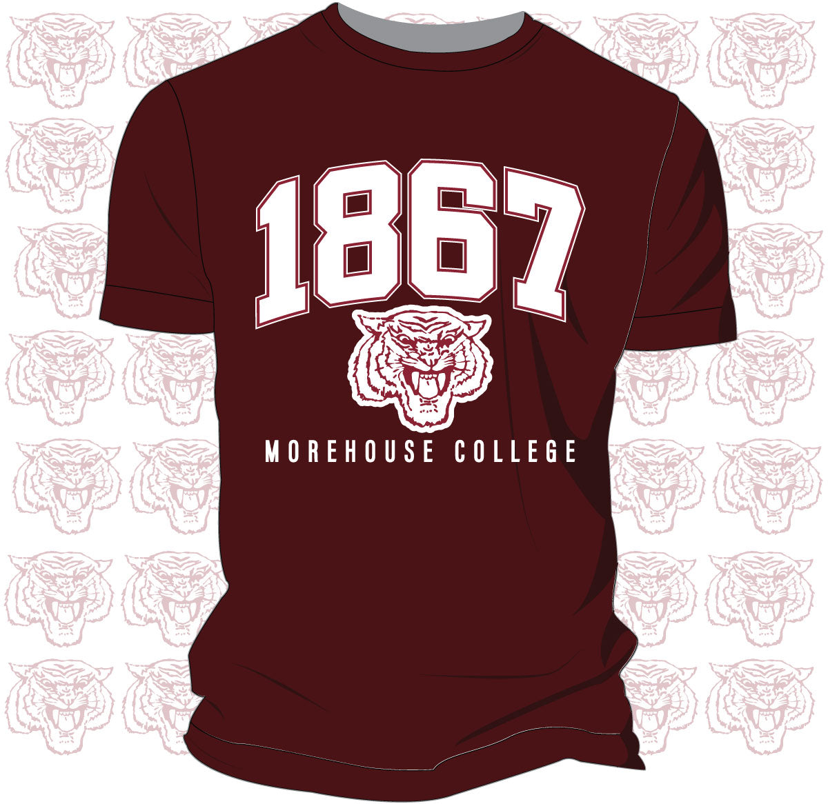 MOREHOUSE  | EST. 1867 Unisex Maroon Tees (Z)