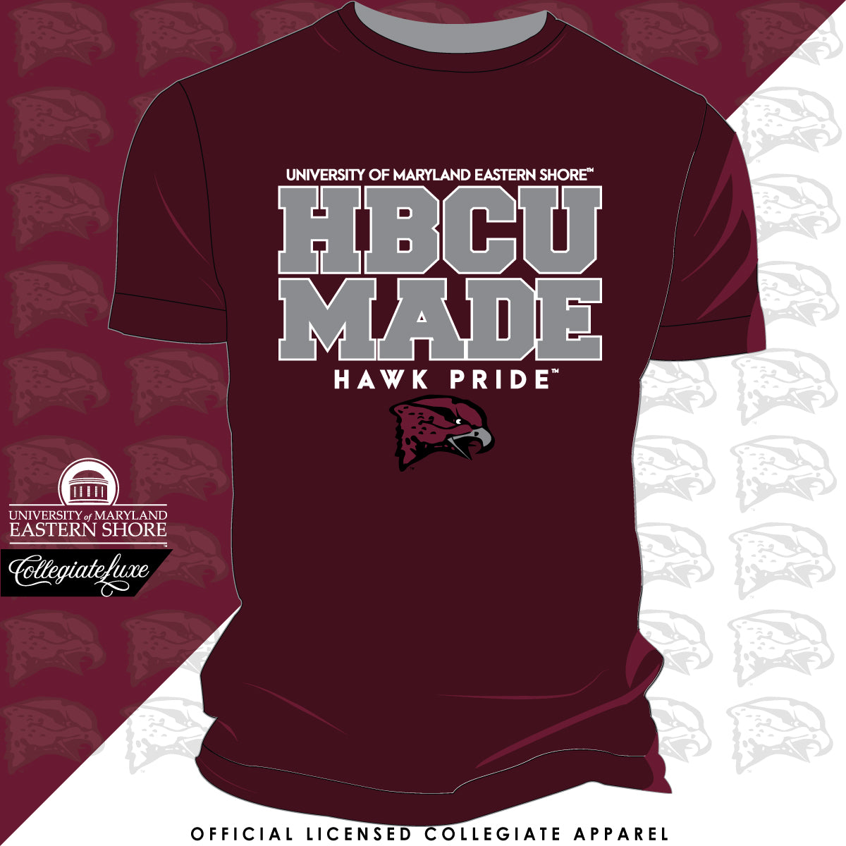 Maryland Eastern Shore | UMES | HBCU MADE Maroon Unisex Tees (**)