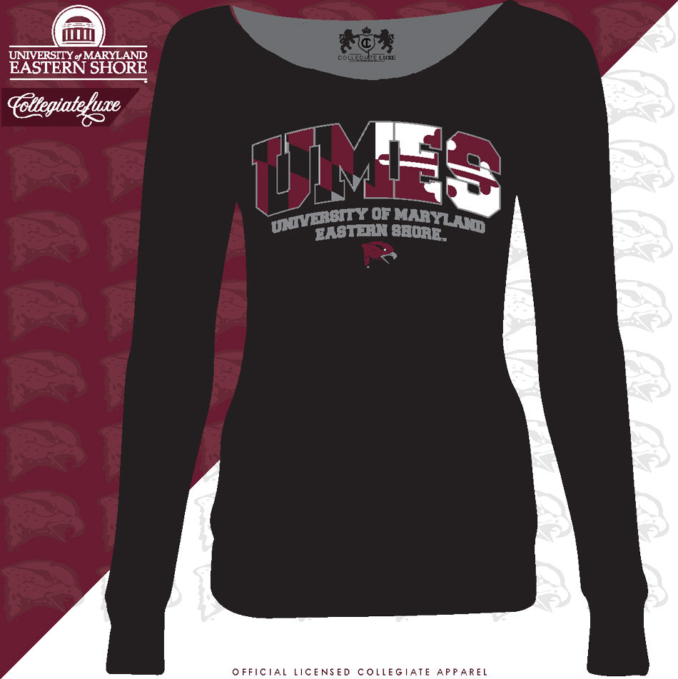UMES | FLAG COLORS Black Ladies Off the Shoulders (Z)