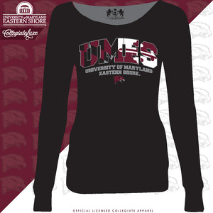 UMES | FLAG COLORS Black Ladies Off the Shoulders (Z)