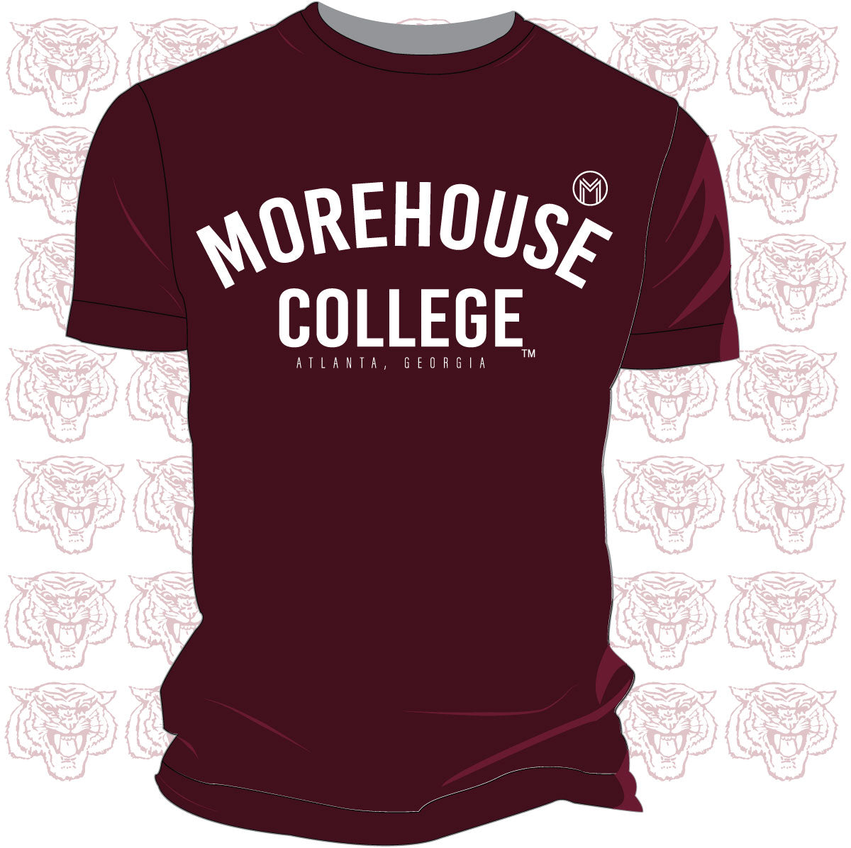 MOREHOUSE | The HOUSE Maroon Unisex Tees (Z)