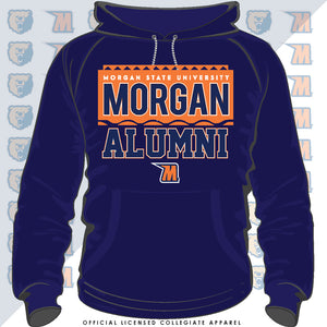 Morgan State | 90s Alumni Navy unisex Hoodie -Z- (DK)