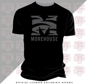 MOREHOUSE | Celebrate BHM  | 3D Puff INK ALL Black Unisex Tees (z)