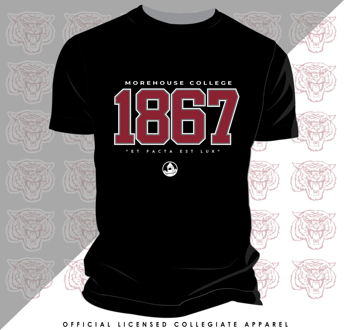 MOREHOUSE | EST. 1867 Black Unisex Tees (Z)