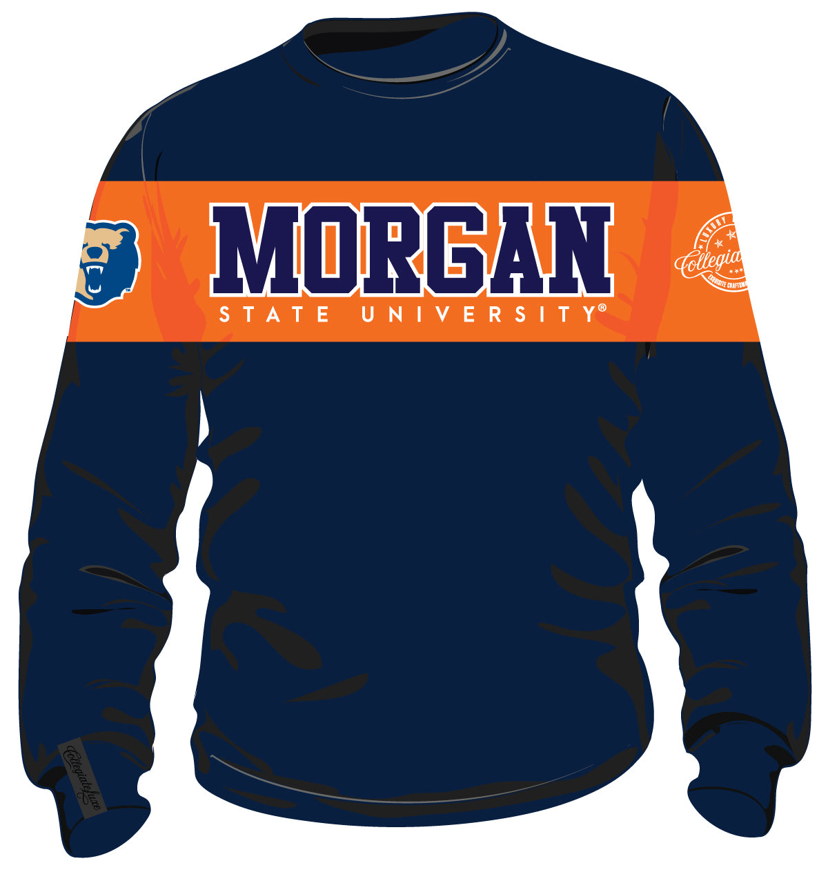Morgan State | 2 TONE (Chenille & Embroidery) Unisex Sweatshirt