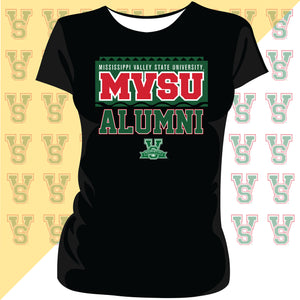 MVSU |  90s ALUMNI Black Ladies Tees (Z)