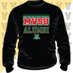 MVSU | 90s ALUMNI Black Unisex Sweatshirt (**)