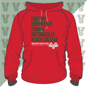 MVSU | Knowledge RED Unisex Hoodie (n)