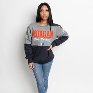 Morgan State | THE GRAD | GRAY & NAVY Unisex Sweatshirt