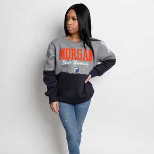 Morgan State | THE GRAD | GRAY & NAVY Unisex Sweatshirt